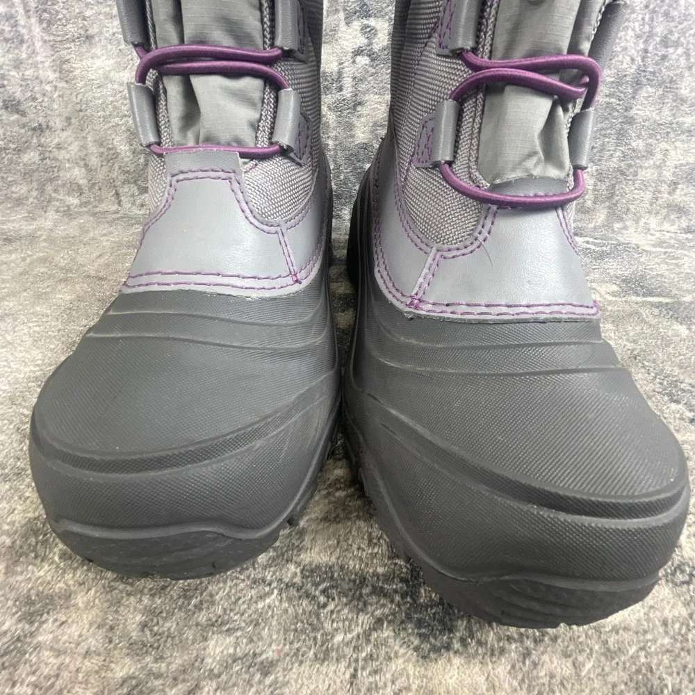 The North Face Womens 2 Snow Boots Waterproof Gray Purple Winter Boots